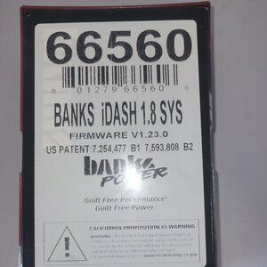 Banks Power iDash 1.8 Super Gauge Part No. 66560 Digital Vehicle Monitor, NIB
